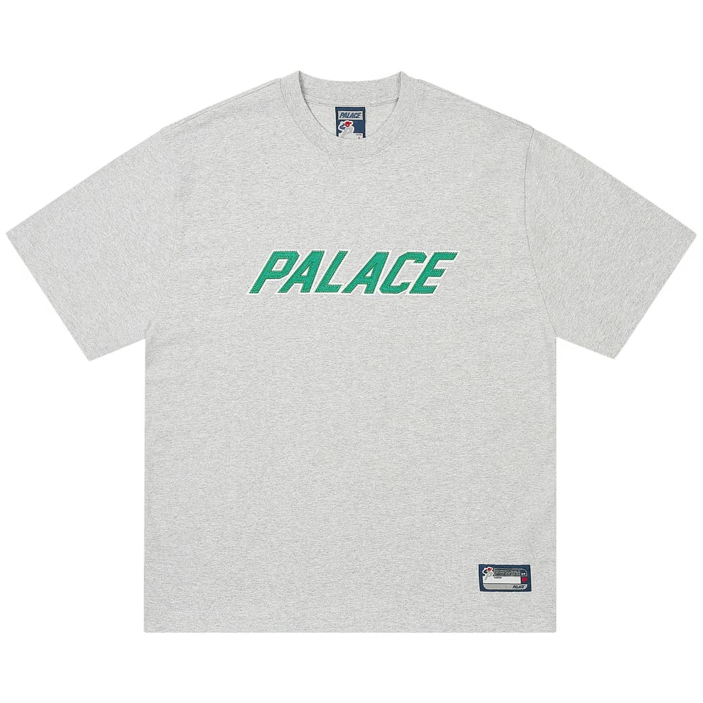Palace Athletic Logo T-Shirt Grey Marl