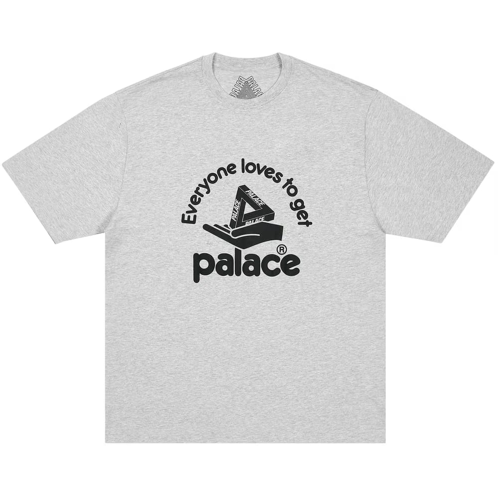 Palace Hand Out T-Shirt Grey Marl