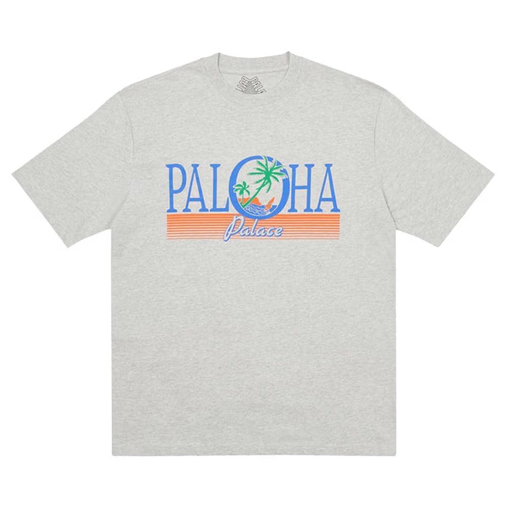 Palace Paloha T-Shirt Grey Marl