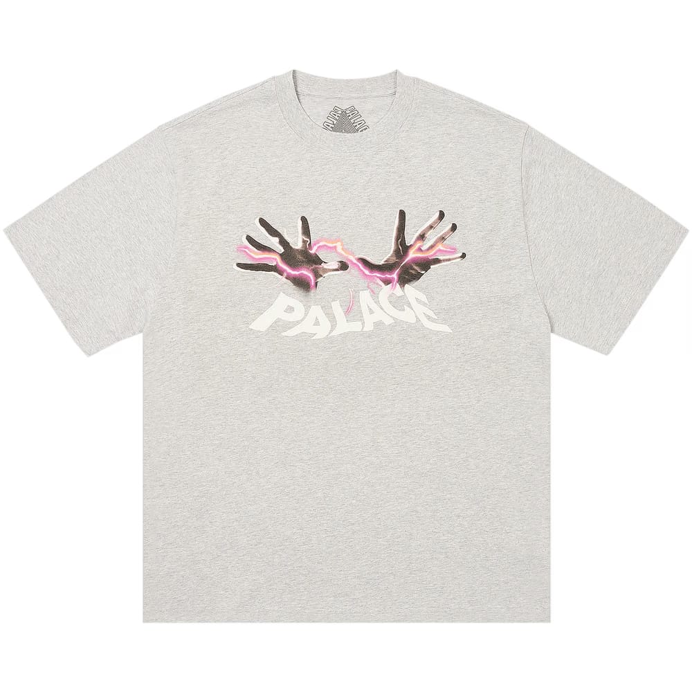 Palace Hands On T-Shirt Grey Marl