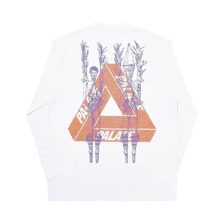 Palace Pair Of Hippys Long-Sleeve White