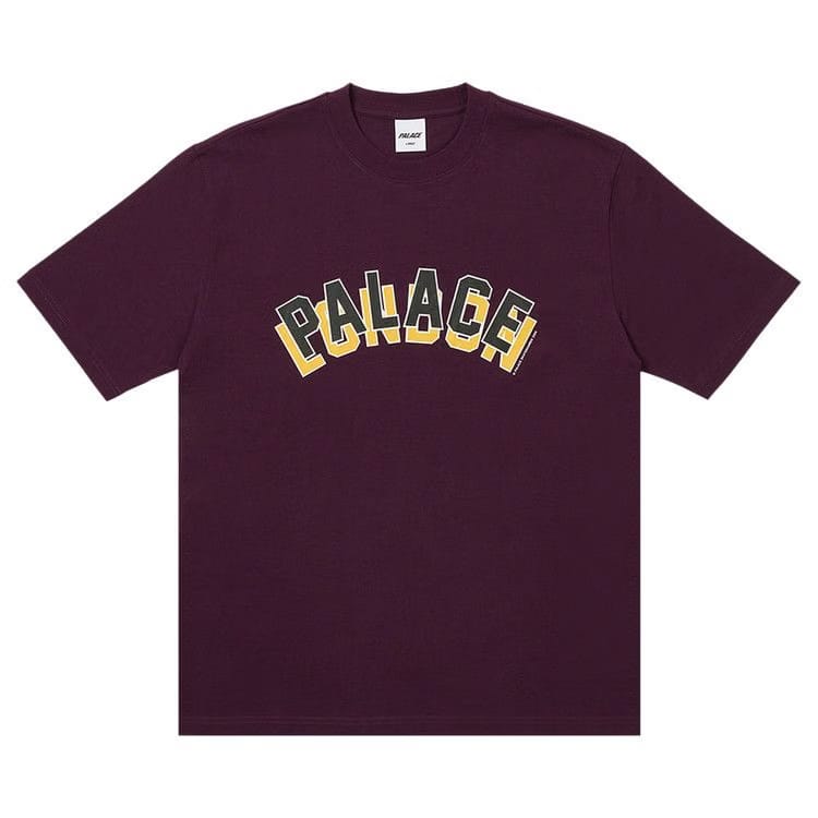 Palace London Stack T-Shirt Red Wine