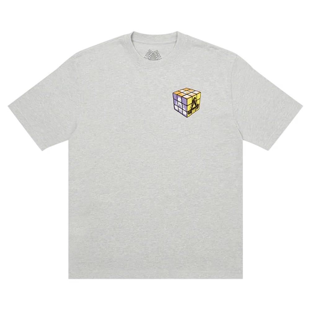 Palace Don'T Be Square T-Shirt Grey Marl