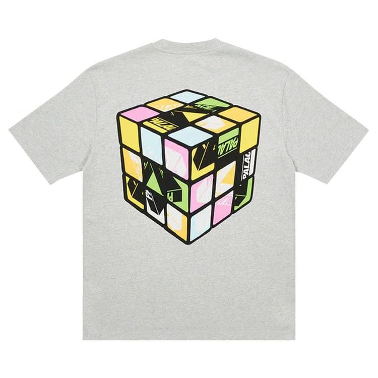 Palace Don'T Be Square T-Shirt Grey Marl