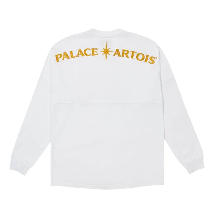 Palace x Stella Artois Drop Shoulder Long-Sleeve White