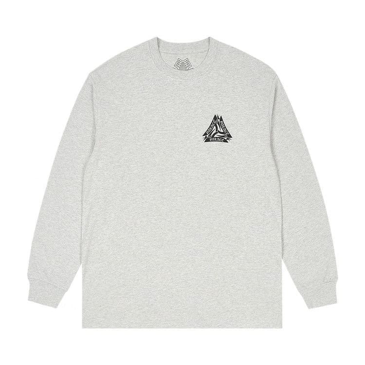 Palace Tribal Tri Longsleeve Grey Marl