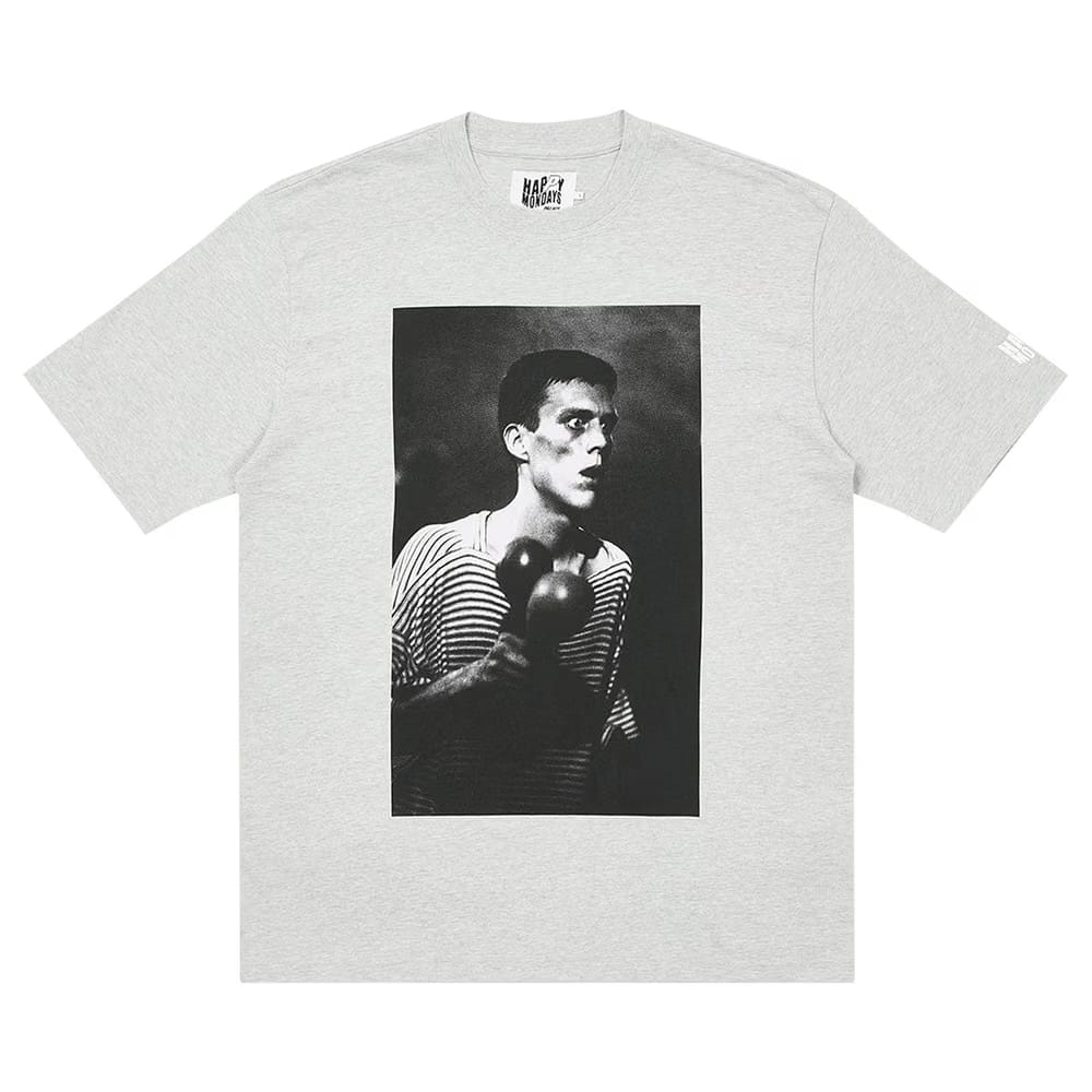 Palace Happy Mondays Bez T-Shirt Grey Marl
