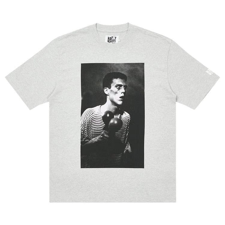 Palace Happy Mondays Bez T-Shirt Grey Marl