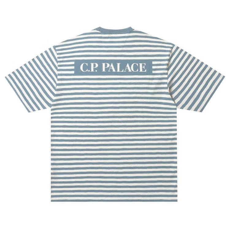 Palace x C.P. Company Jersey Printed T-Shirt Blue