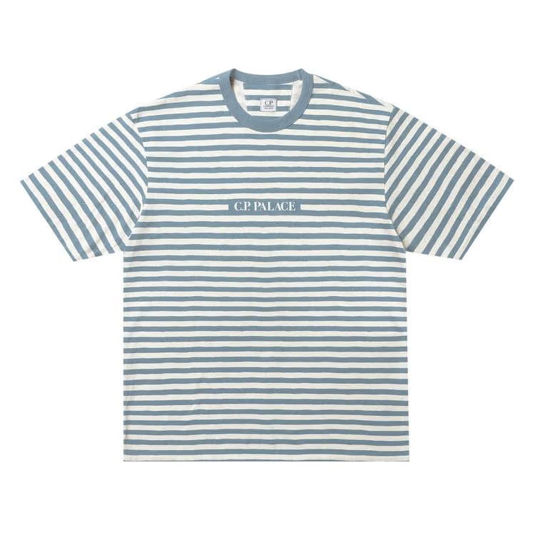 Palace x C.P. Company Jersey Printed T-Shirt Blue