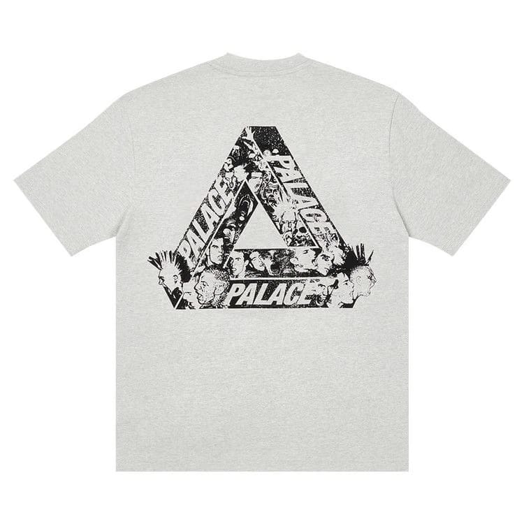 Palace Tri-Heads T-Shirt Grey Marl