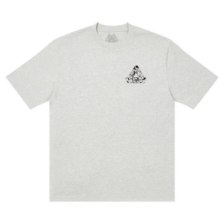 Palace Tri-Heads T-Shirt Grey Marl