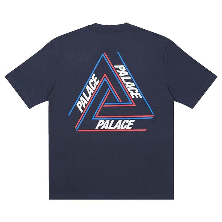 Palace Basically A Tri-Ferg T-Shirt Navy