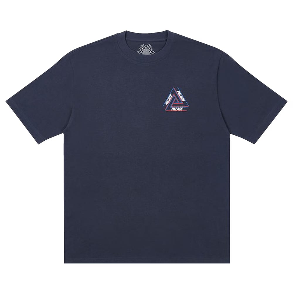 Palace Basically A Tri-Ferg T-Shirt Navy