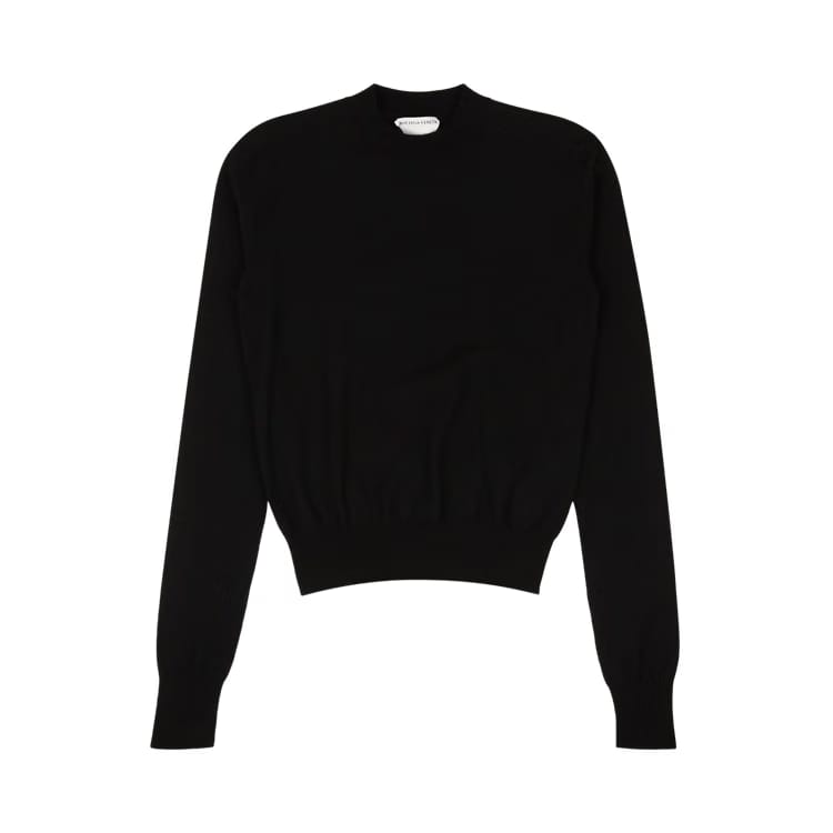Bottega Veneta Cashmere Pullover Crewneck Sweater Black