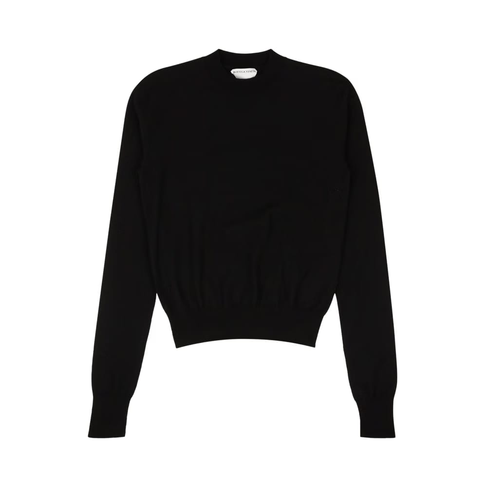 Bottega Veneta Cashmere Pullover Crewneck Sweater Black