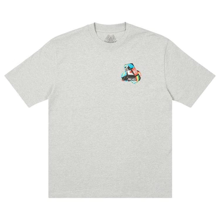 Palace Tri-Flag T-Shirt Grey Marl