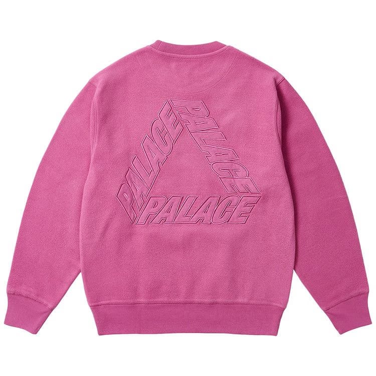 Palace Reverse P-3 Crew Shock Pink