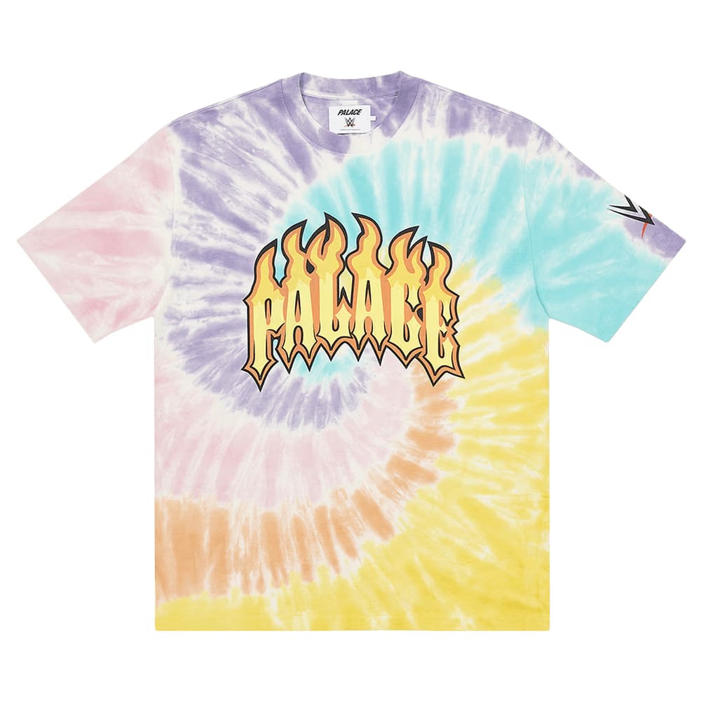 Palace x WWE Dude T-Shirt Tie-Dye