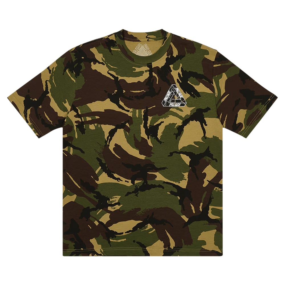 Palace Tri-Ripped T-Shirt Woodland Camo