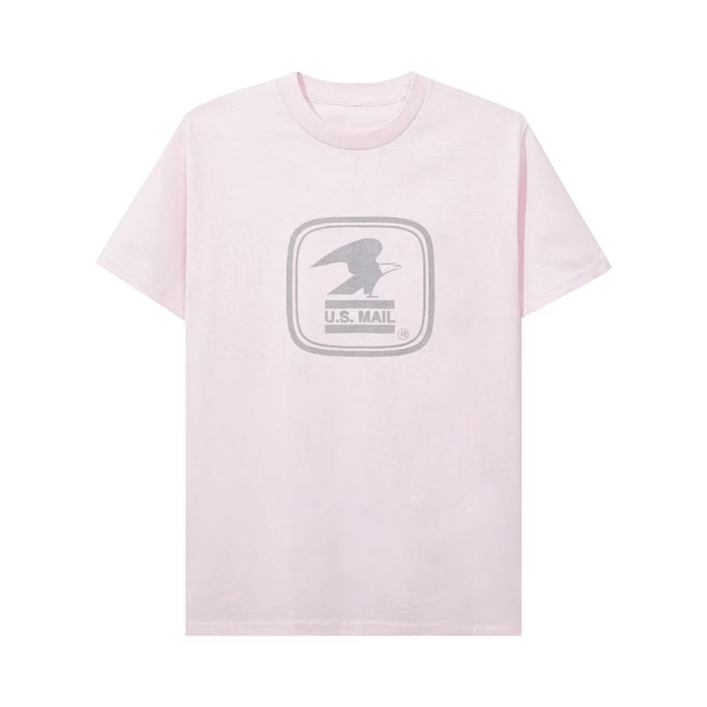 Anti Social Social Club x USPS Work T-Shirt Pink