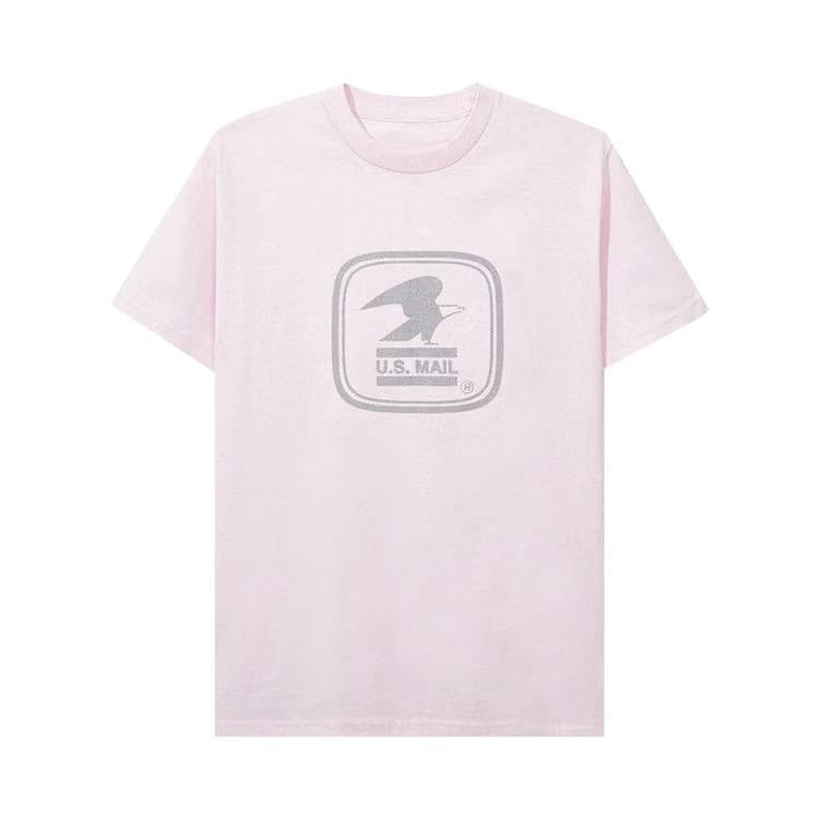 Anti Social Social Club x USPS Work T-Shirt Pink