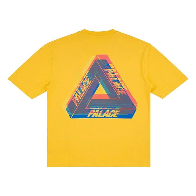 Palace Tri-Ferg Colour Blur T-Shirt Pale Yellow