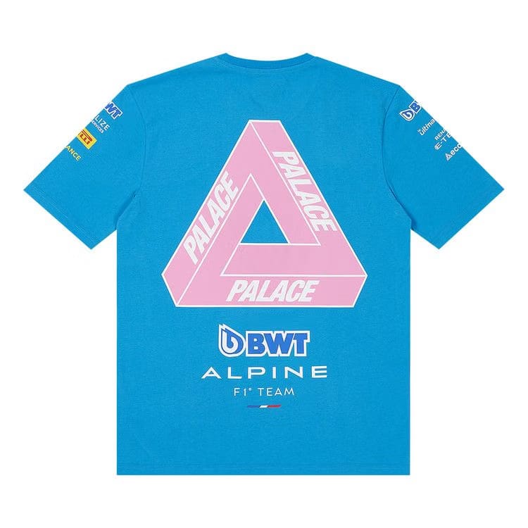 Palace x Kappa For Alpine T-Shirt Blue