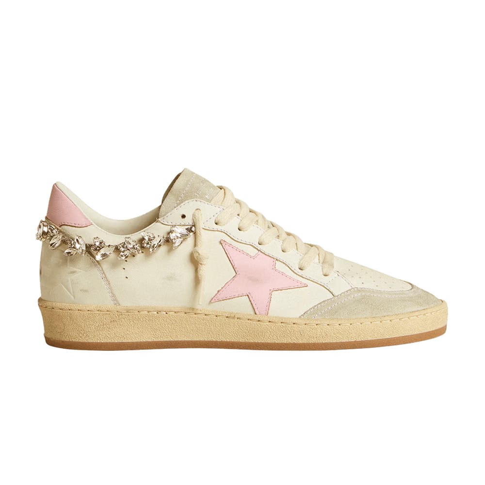Golden Goose Wmns Ball Star 'White Crystal Chain'