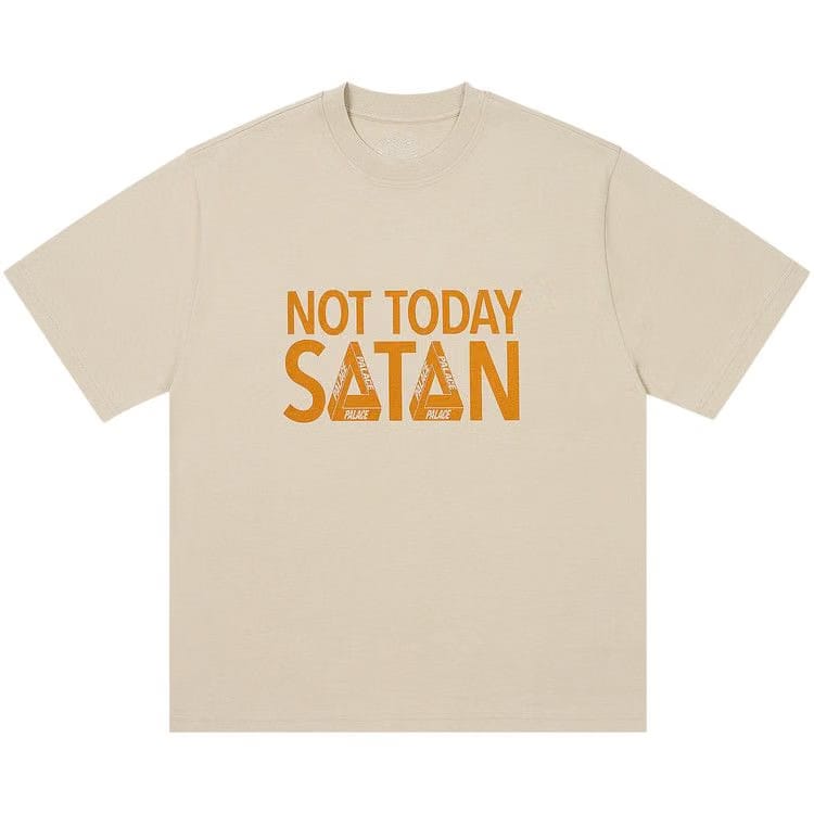 Palace Nicht Today T-Shirt Stoney Grey