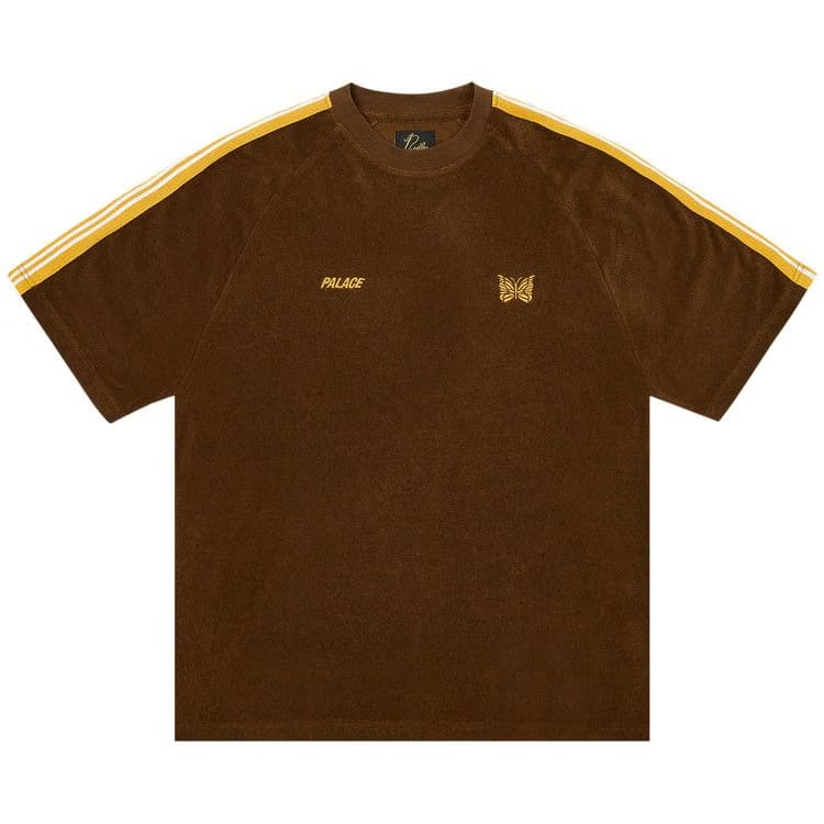Palace x Needles Towelling T-Shirt Brown