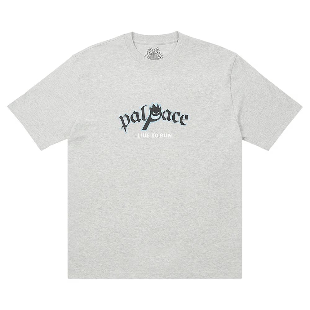 Palace x Spitfire P-Head T-Shirt Grey