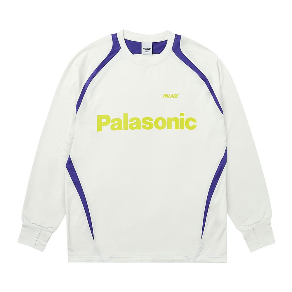 Palace Trail Runner Long-Sleeve White