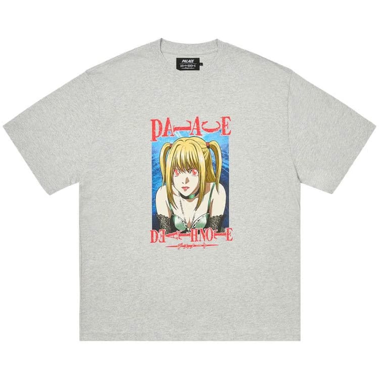 Palace x Death Note T-Shirt Grey Marl