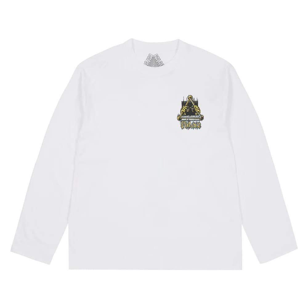 Palace Lock In Long-Sleeve White