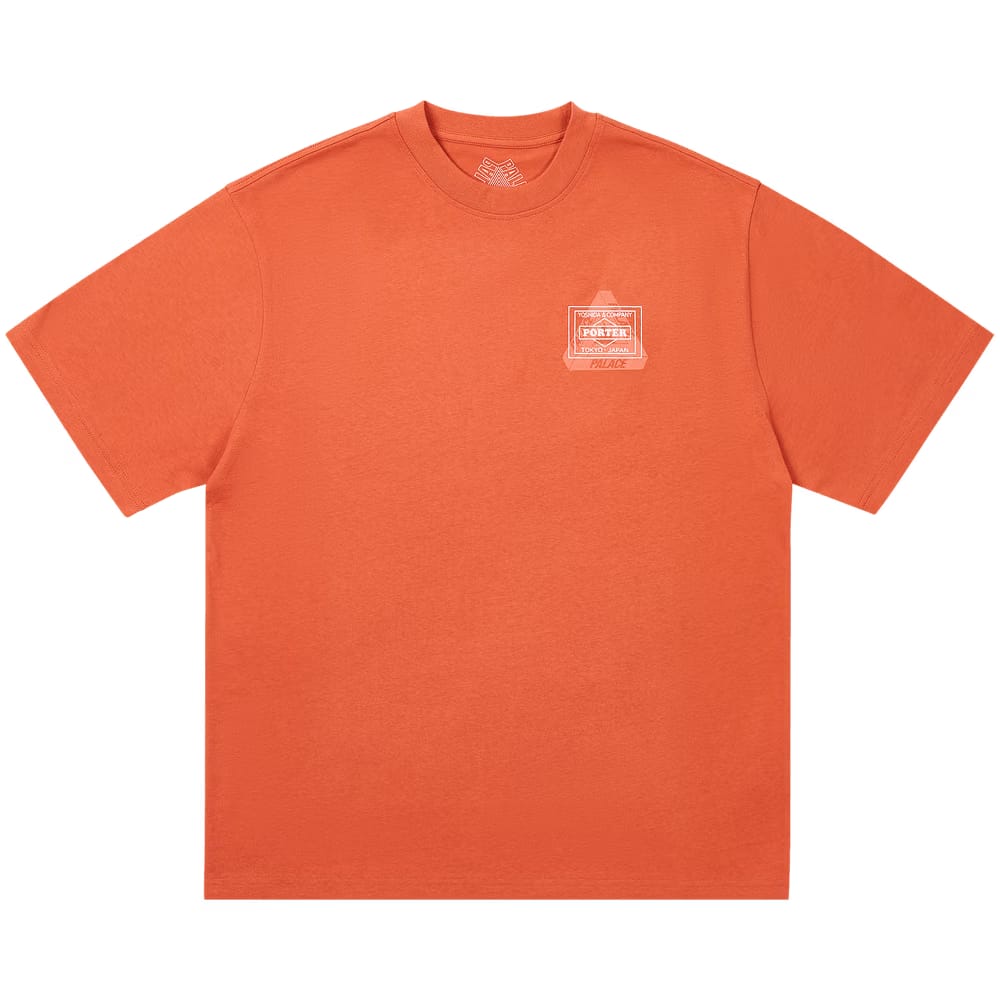 Palace x Porter-Yoshida & Co. Logo T-Shirt Orange