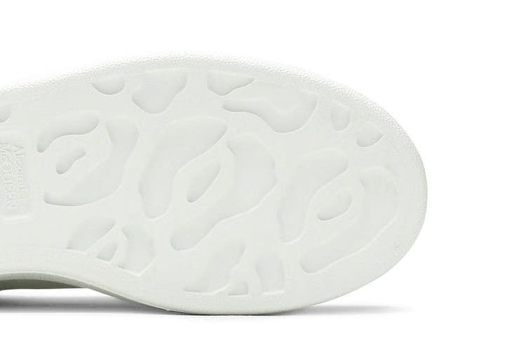 Alexander McQueen Wmns Oversized Sneaker 'White Chrome Green'