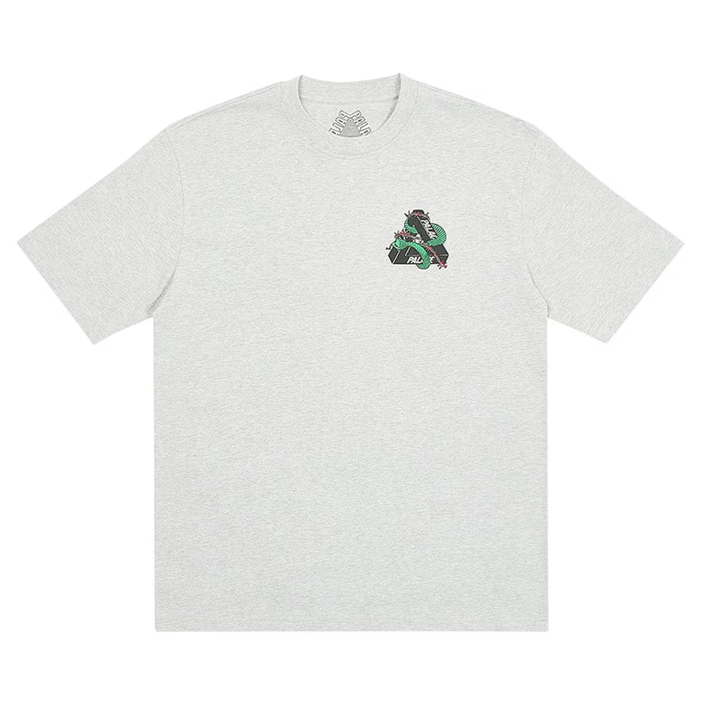 Palace Hesh Mit Fresh T-Shirt Grey Marl