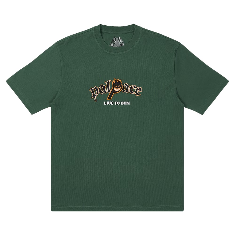 Palace x Spitfire P-Head T-Shirt Green