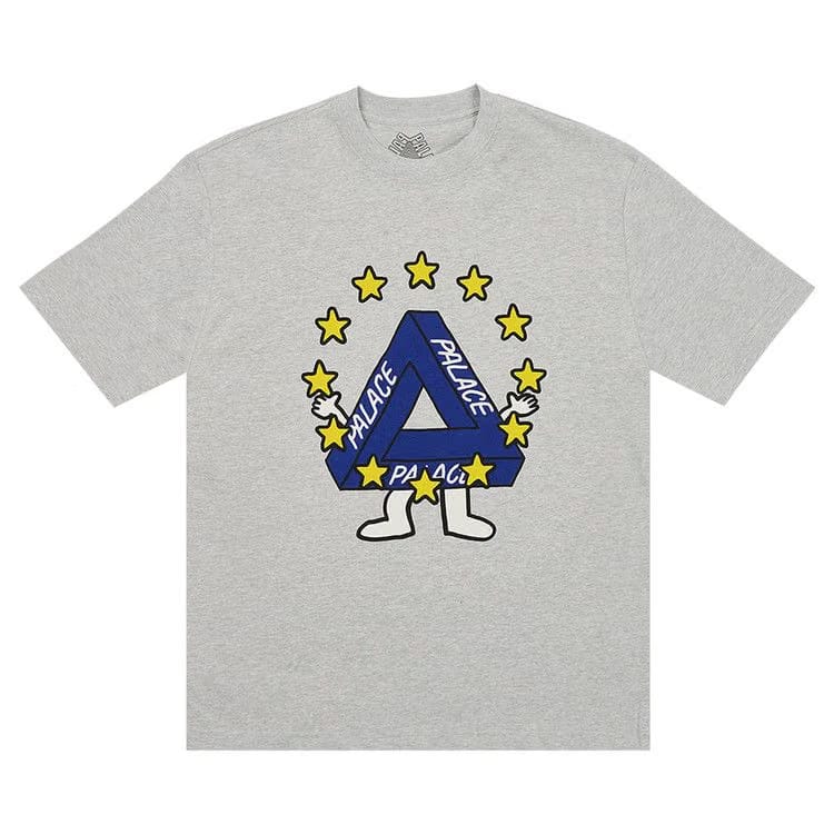 Palace Missing EU T-Shirt Grey Marl