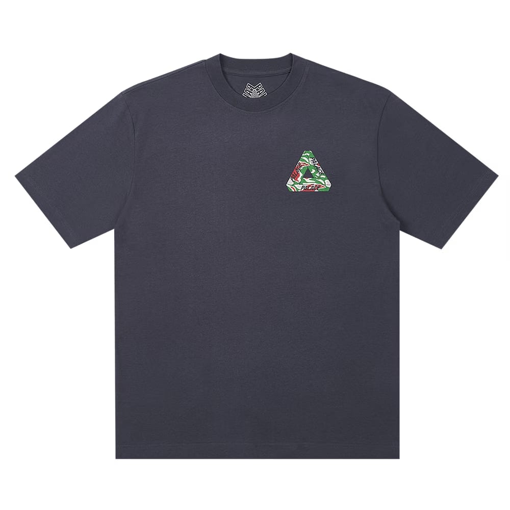 Palace Jungle Camo Tri-Ferg T-Shirt Navy
