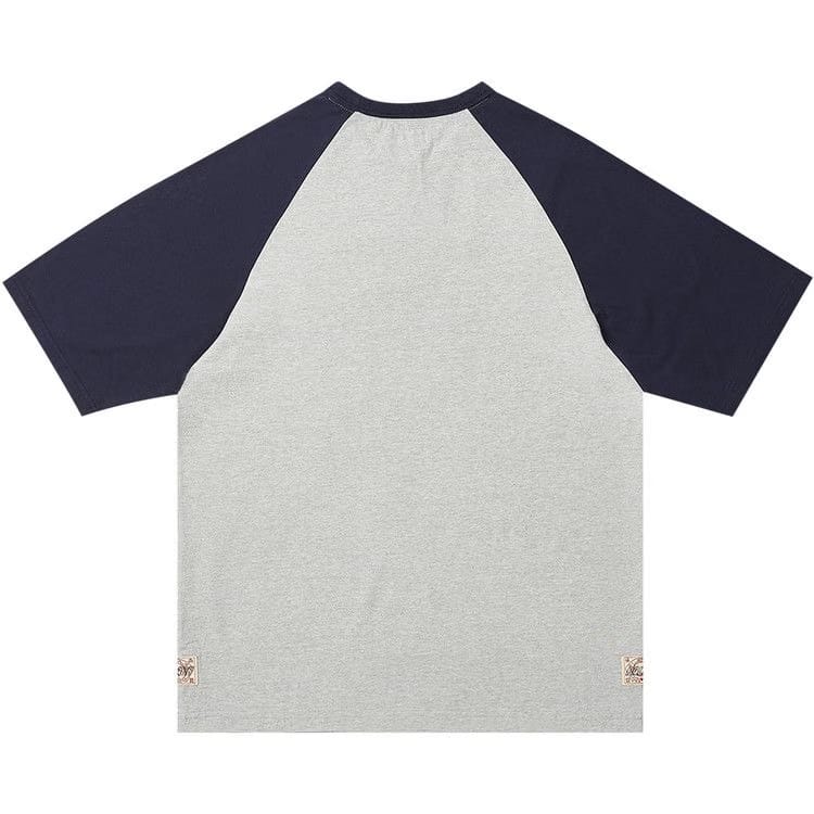 Palace x Evisu Seagull Raglan T-Shirt Grey Marl