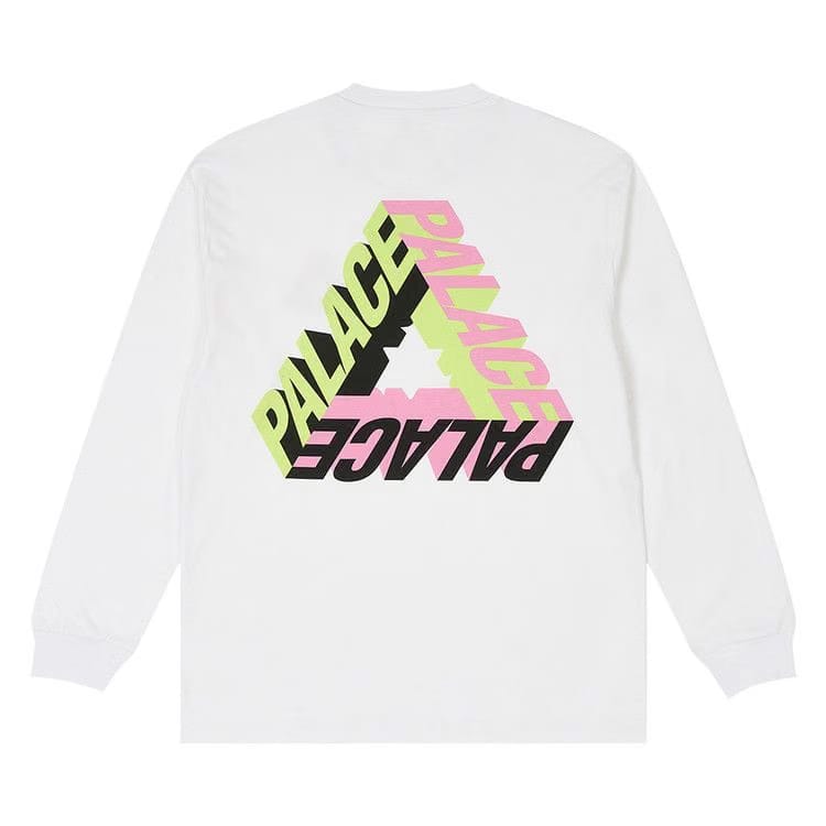 Palace P-3D Longsleeve White