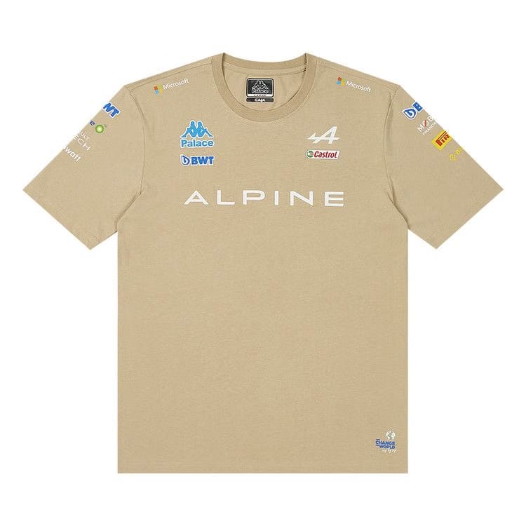 Palace x Kappa For Alpine T-Shirt Tan
