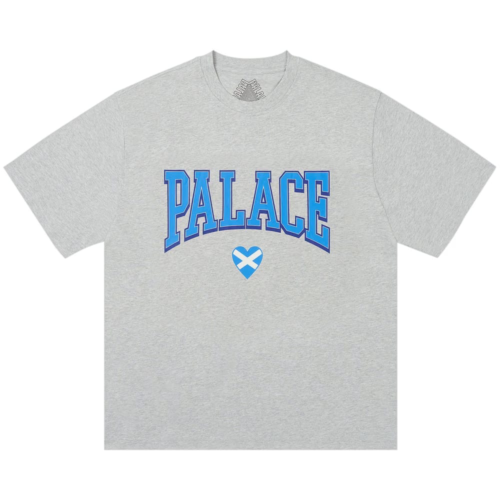 Palace Squad T-Shirt Grey Marl
