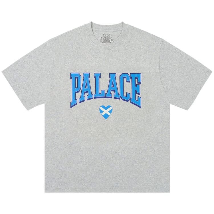 Palace Squad T-Shirt Grey Marl