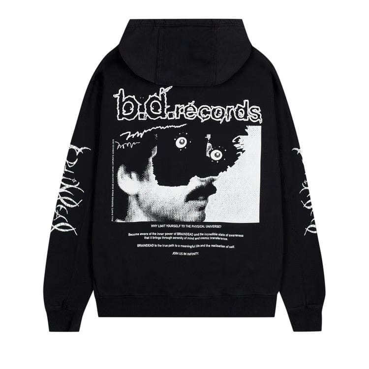 Brain Dead Psycho Meditation Hoodie Black