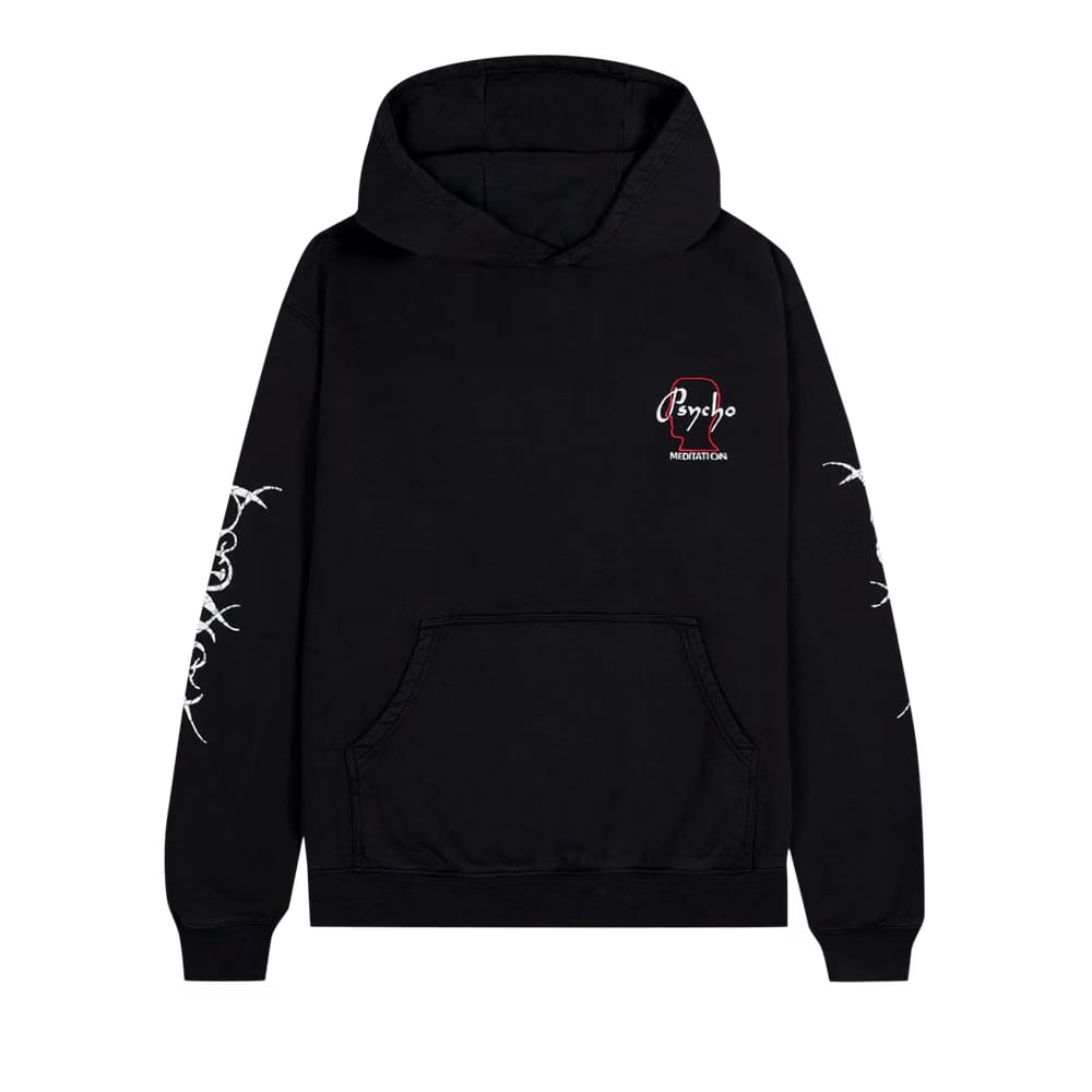 Brain Dead Psycho Meditation Hoodie Black