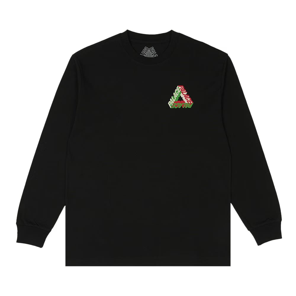 Palace P-3D Longsleeve Black