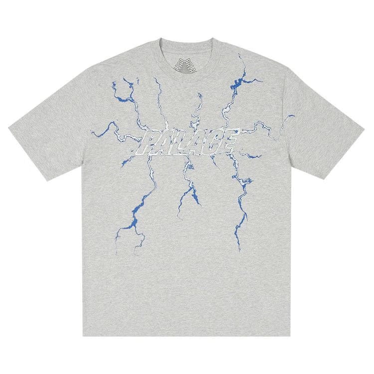 Palace Fully Charged T-Shirt Grey Marl